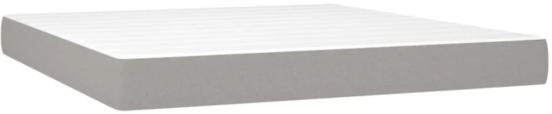 ΚΡΕΒΑΤΙ BOXSPRING ΜΕ ΣΤΡΩΜΑ ΑΝΟΙΧΤΟ ΓΚΡΙ 180X200 ΕΚ. ΥΦΑΣΜΑΤΙΝΟ 3140873