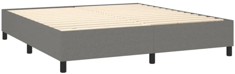 ΚΡΕΒΑΤΙ BOXSPRING ΜΕ ΣΤΡΩΜΑ ΣΚΟΥΡΟ ΓΚΡΙ 180X200 ΕΚ ΥΦΑΣΜΑΤΙΝ 3141634