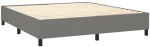 ΚΡΕΒΑΤΙ BOXSPRING ΜΕ ΣΤΡΩΜΑ ΣΚΟΥΡΟ ΓΚΡΙ 180X200 ΕΚ ΥΦΑΣΜΑΤΙΝ 3141634