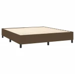 ΚΡΕΒΑΤΙ BOXSPRING ΜΕ ΣΤΡΩΜΑ ΣΚΟΥΡΟ ΚΑΦΕ 160X200 ΕΚ ΥΦΑΣΜΑΤΙΝΟ 3144434