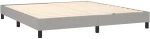ΚΡΕΒΑΤΙ BOXSPRING ΜΕ ΣΤΡΩΜΑ ΑΝΟΙΧΤΟ ΓΚΡΙ 180X200 ΕΚ. ΥΦΑΣΜΑΤΙΝΟ 3129969