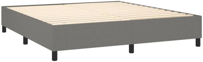 ΚΡΕΒΑΤΙ BOXSPRING ΜΕ ΣΤΡΩΜΑ & LED ΣΚ.ΓΚΡΙ 180X200 ΕΚ ΥΦΑΣΜΑΤΙΝΟ 3135134