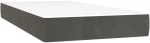 ΚΡΕΒΑΤΙ BOXSPRING ΜΕ ΣΤΡΩΜΑ ΣΚΟΥΡΟ ΓΚΡΙ 200X200 ΕΚ. ΒΕΛΟΥΔΙΝΟ 3143224