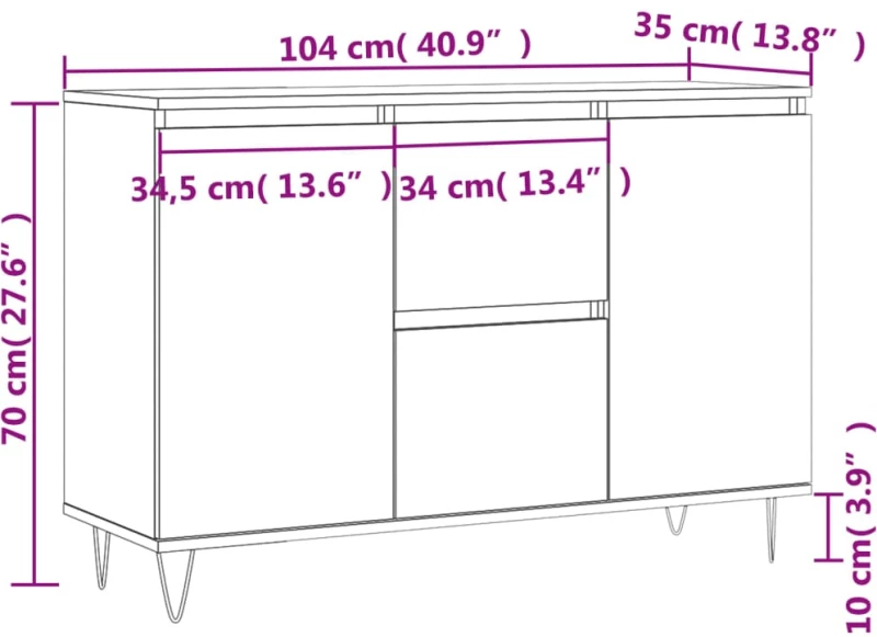 ΝΤΟΥΛΑΠΙ ΚΑΠΝΙΣΤΗ ΔΡΥΣ 104X35X70 ΕΚ. ΑΠΟ ΕΠΕΞΕΡΓΑΣΜΕΝΟ ΞΥΛΟ 827209