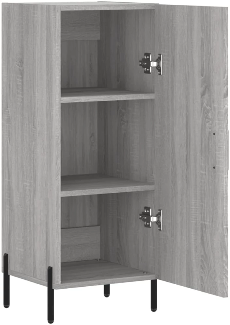 ΝΤΟΥΛΑΠΙ ΓΚΡΙ SONOMA 34,5X34X90 ΕΚ. ΑΠΟ ΕΠΕΞΕΡΓΑΣΜΕΝΟ ΞΥΛΟ 828554