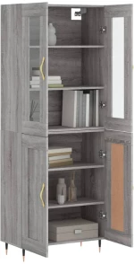 ΝΤΟΥΛΑΠΙ ΓΚΡΙ SONOMA 69,5 X 34 X 180 ΕΚ. ΕΠΕΞΕΡΓΑΣΜΕΝΟ ΞΥΛΟ 3198327