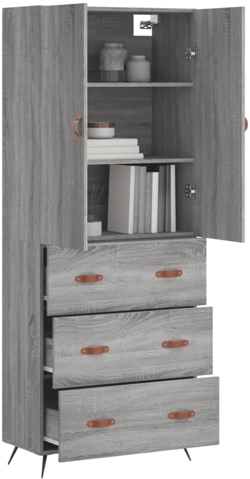 ΝΤΟΥΛΑΠΙ ΓΚΡΙ SONOMA 69,5 X 34 X 180 ΕΚ. ΕΠΕΞΕΡΓΑΣΜΕΝΟ ΞΥΛΟ 3195825