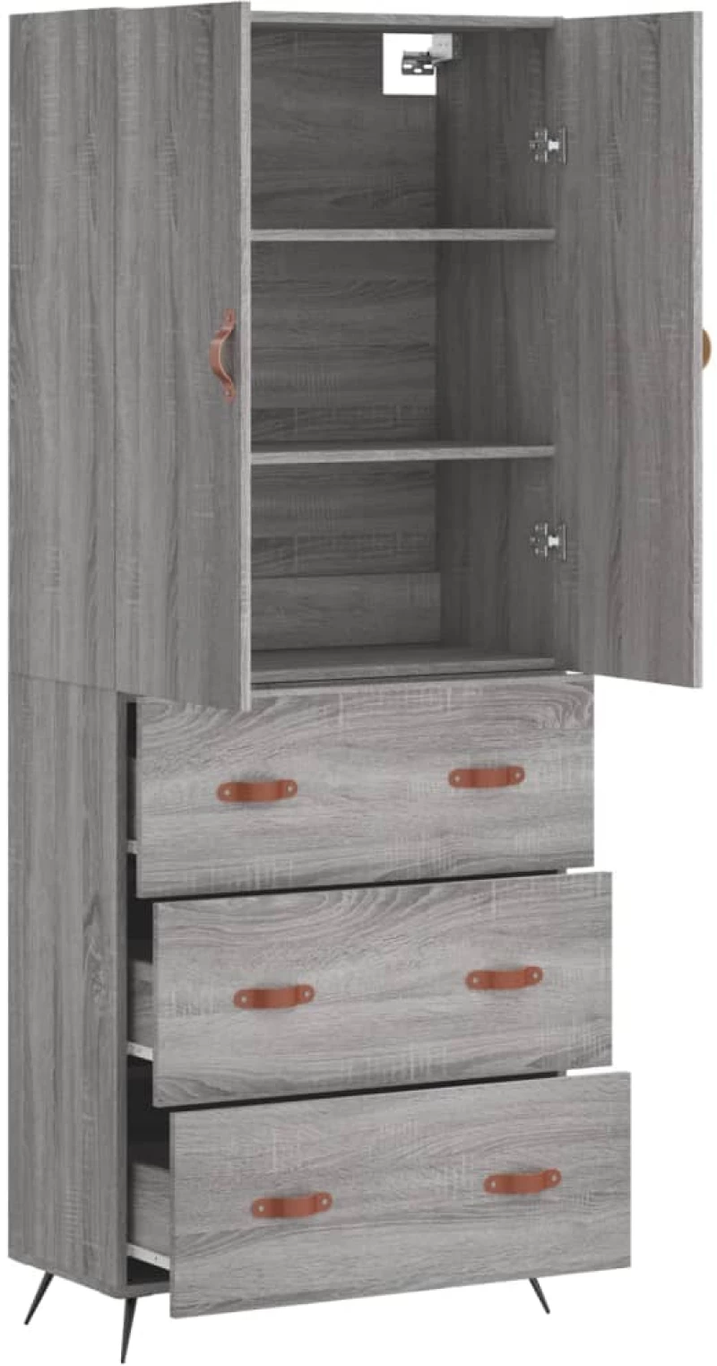 ΝΤΟΥΛΑΠΙ ΓΚΡΙ SONOMA 69,5 X 34 X 180 ΕΚ. ΕΠΕΞΕΡΓΑΣΜΕΝΟ ΞΥΛΟ 3195825