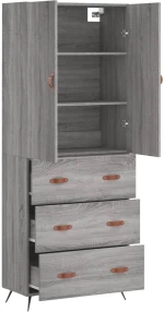 ΝΤΟΥΛΑΠΙ ΓΚΡΙ SONOMA 69,5 X 34 X 180 ΕΚ. ΕΠΕΞΕΡΓΑΣΜΕΝΟ ΞΥΛΟ 3195825