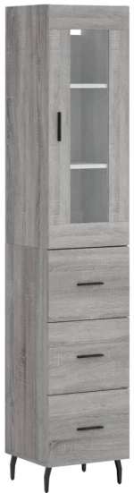 ΜΠΟΥΦΕΣ SONOMA ΓΚΡΙ 34,5 X 34 X 180 ΕΚ. ΑΠΟ ΕΠΕΞΕΡΓΑΣΜΕΝΟ ΞΥΛΟ 3199255