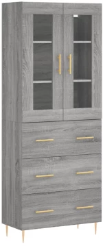 ΝΤΟΥΛΑΠΙ ΓΚΡΙ SONOMA 69,5 X 34 X 180 ΕΚ. ΕΠΕΞΕΡΓΑΣΜΕΝΟ ΞΥΛΟ 3198399