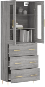 ΝΤΟΥΛΑΠΙ ΓΚΡΙ SONOMA 69,5 X 34 X 180 ΕΚ. ΕΠΕΞΕΡΓΑΣΜΕΝΟ ΞΥΛΟ 3198399