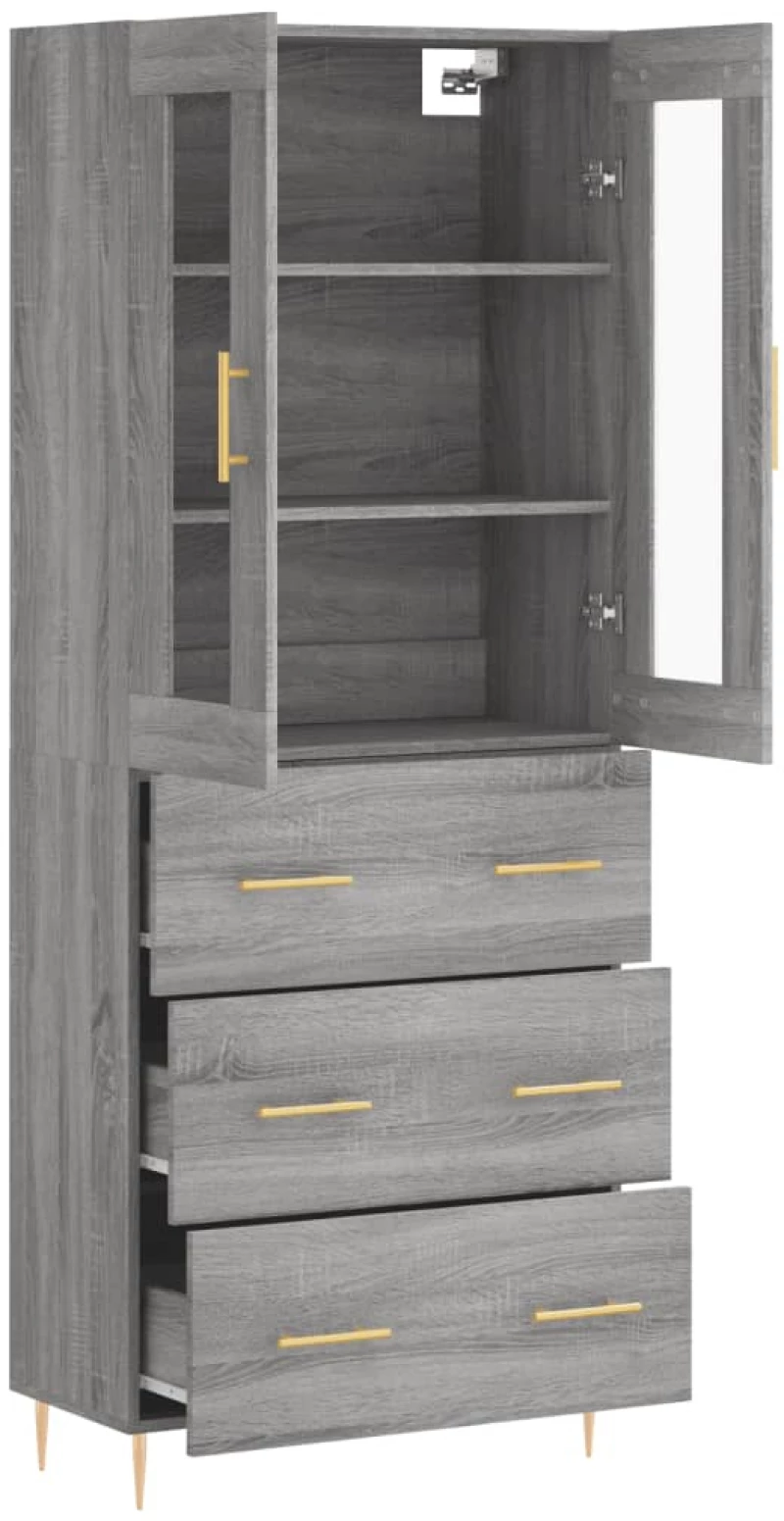ΝΤΟΥΛΑΠΙ ΓΚΡΙ SONOMA 69,5 X 34 X 180 ΕΚ. ΕΠΕΞΕΡΓΑΣΜΕΝΟ ΞΥΛΟ 3198399