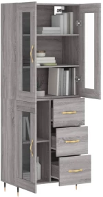 ΝΤΟΥΛΑΠΙ ΓΚΡΙ SONOMA 69,5 X 34 X 180 ΕΚ. ΕΠΕΞΕΡΓΑΣΜΕΝΟ ΞΥΛΟ 3198583