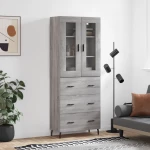 ΝΤΟΥΛΑΠΙ ΓΚΡΙ SONOMA 69,5 X 34 X 180 ΕΚ. ΕΠΕΞΕΡΓΑΣΜΕΝΟ ΞΥΛΟ 3198423