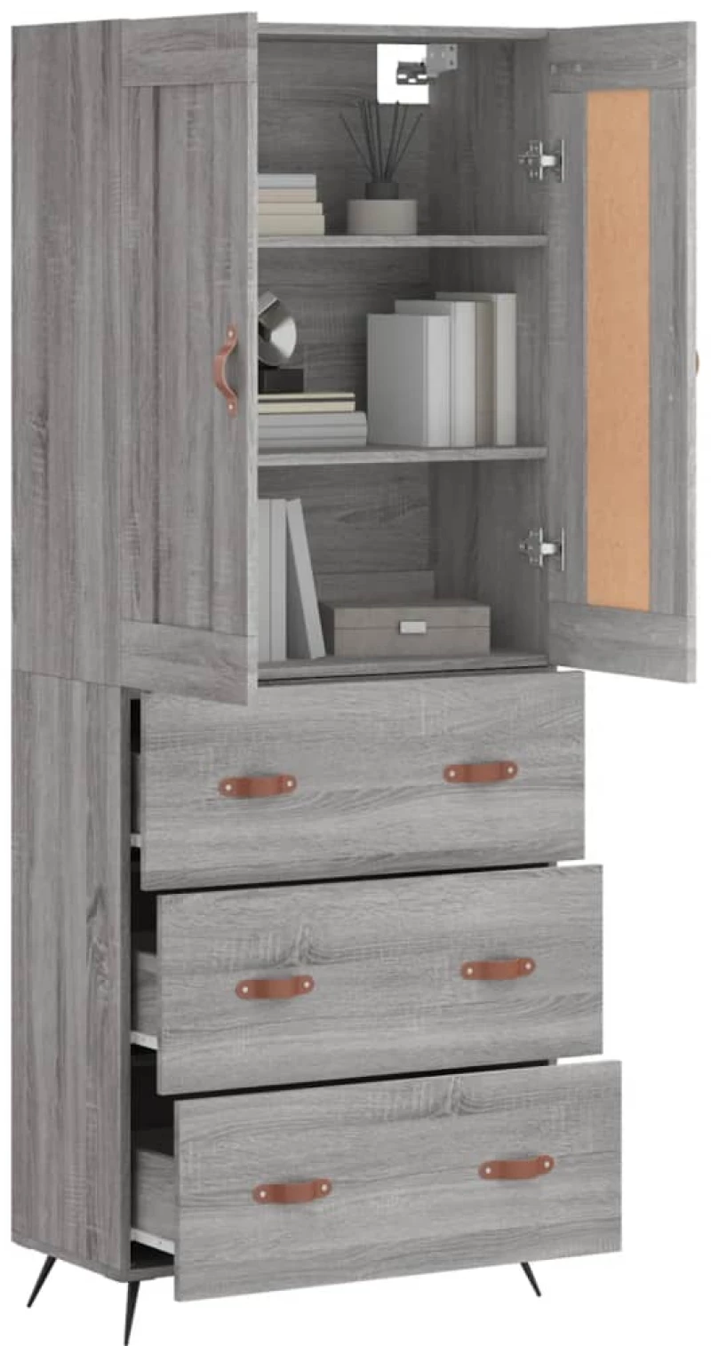 ΝΤΟΥΛΑΠΙ ΓΚΡΙ SONOMA 69,5 X 34 X 180 ΕΚ. ΕΠΕΞΕΡΓΑΣΜΕΝΟ ΞΥΛΟ 3199727