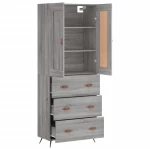 ΝΤΟΥΛΑΠΙ ΓΚΡΙ SONOMA 69,5 X 34 X 180 ΕΚ. ΕΠΕΞΕΡΓΑΣΜΕΝΟ ΞΥΛΟ 3199727