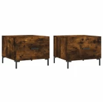 ΤΡΑΠΕΖΑΚΙΑ ΣΑΛΟΝΙΟΥ 2 ΤΕΜ ΚΑΠΝΙΣΤΗ OAK 50X50X40 ΕΚ ΕΠΕΞ. ΞΥΛΟ 829407
