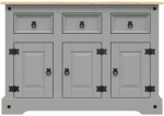 ΝΤΟΥΛΑΠΙ CORONA ΓΚΡΙ 112 X 43 X 78 ΕΚ. ΜΑΣΙΦ ΞΥΛΟ ΠΕΥΚΟΥ 355084