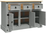 ΝΤΟΥΛΑΠΙ CORONA ΓΚΡΙ 112 X 43 X 78 ΕΚ. ΜΑΣΙΦ ΞΥΛΟ ΠΕΥΚΟΥ 355084