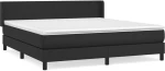 ΚΡΕΒΑΤΙ BOXSPRING ΜΕ ΣΤΡΩΜΑ ΜΑΥΡΟ 160X200ΕΚ.ΑΠΟ ΣΥΝΘΕΤΙΚΟ ΔΕΡΜΑ 3130667