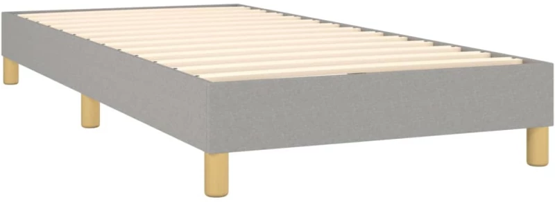 ΚΡΕΒΑΤΙ BOXSPRING ΜΕ ΣΤΡΩΜΑ & LED ΑΝ.ΓΚΡΙ 90X190 ΕΚ. ΥΦΑΣΜΑΤΙΝΟ 3133517