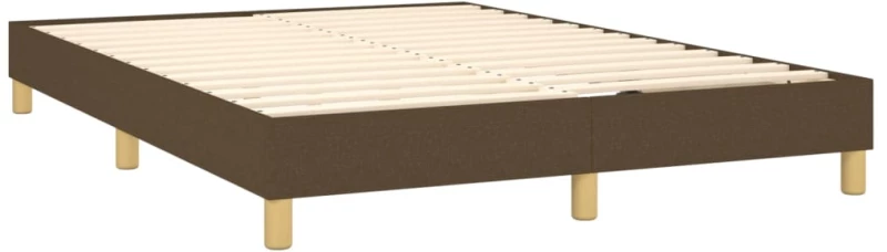 ΚΡΕΒΑΤΙ BOXSPRING ΜΕ ΣΤΡΩΜΑ ΣΚΟΥΡΟ ΚΑΦΕ 140X190 ΕΚ. ΥΦΑΣΜΑΤΙΝΟ 3140532