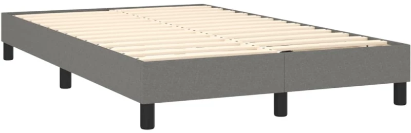ΚΡΕΒΑΤΙ BOXSPRING ΜΕ ΣΤΡΩΜΑ ΣΚΟΥΡΟ ΓΚΡΙ 120X200 ΕΚ. ΥΦΑΣΜΑΤΙΝΟ 3144062