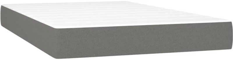 ΚΡΕΒΑΤΙ BOXSPRING ΜΕ ΣΤΡΩΜΑ ΣΚΟΥΡΟ ΓΚΡΙ 120X200 ΕΚ. ΥΦΑΣΜΑΤΙΝΟ 3144062