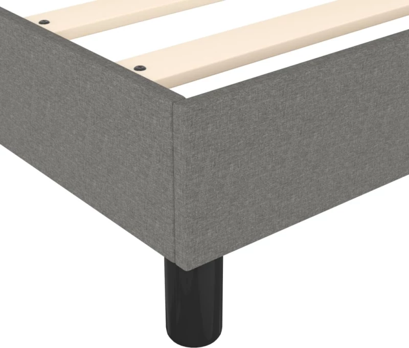 ΚΡΕΒΑΤΙ BOXSPRING ΜΕ ΣΤΡΩΜΑ ΣΚΟΥΡΟ ΓΚΡΙ 120X200 ΕΚ. ΥΦΑΣΜΑΤΙΝΟ 3144062