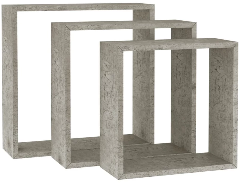 ΡΑΦΙΑ ΚΥΒΟΙ ΤΟΙΧΟΥ 3 ΤΕΜ. ΓΚΡΙ ΣΚΥΡΟΔΕΜΑΤΟΣ 326721