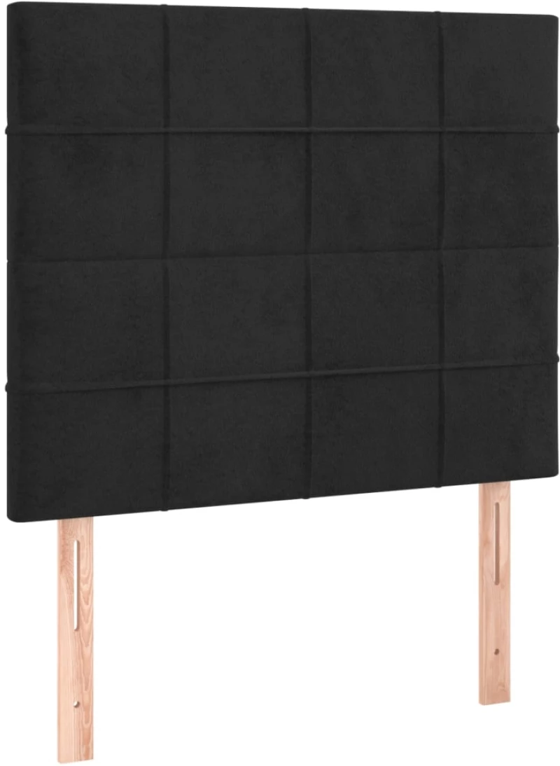 ΚΡΕΒΑΤΙ BOXSPRING ΜΕ ΣΤΡΩΜΑ & LED ΜΑΥΡΟ 120X200 ΕΚ. ΒΕΛΟΥΔΙΝΟ 3136115
