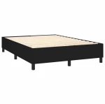 ΚΡΕΒΑΤΙ BOXSPRING ΜΕ ΣΤΡΩΜΑ & LED ΜΑΥΡΟ 140X200 ΕΚ. ΥΦΑΣΜΑΤΙΝΟ 3138559
