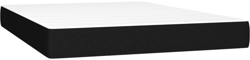 ΚΡΕΒΑΤΙ BOXSPRING ΜΕ ΣΤΡΩΜΑ & LED ΜΑΥΡΟ 140X200 ΕΚ. ΥΦΑΣΜΑΤΙΝΟ 3138559