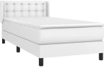 ΚΡΕΒΑΤΙ BOXSPRING ΜΕ ΣΤΡΩΜΑ ΛΕΥΚΟ 90X200ΕΚ. ΑΠΟ ΣΥΝΘΕΤΙΚΟ ΔΕΡΜΑ 3130758
