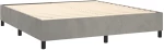 ΚΡΕΒΑΤΙ BOXSPRING ΜΕ ΣΤΡΩΜΑ ΑΝΟΙΧΤΟ ΓΚΡΙ 200X200 ΕΚ. ΒΕΛΟΥΔΙΝΟ 3137743