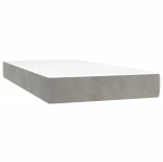 ΚΡΕΒΑΤΙ BOXSPRING ΜΕ ΣΤΡΩΜΑ ΑΝΟΙΧΤΟ ΓΚΡΙ 80X200 ΕΚ. ΒΕΛΟΥΔΙΝΟ 3141509