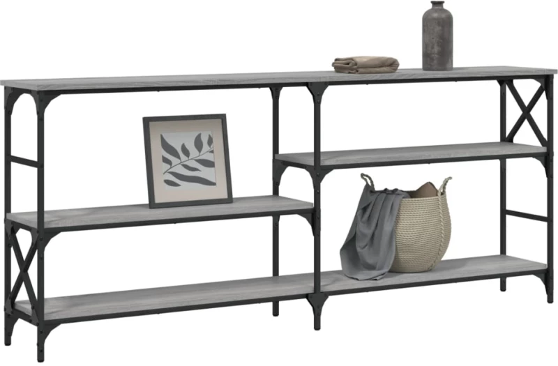 ΤΡΑΠΕΖΙ ΚΟΝΣΟΛΑ ΓΚΡΙ SONOMA 180X29X76,5 ΕΚ. ΕΠΕΞΕΡΓ. ΞΥΛΟ 835477