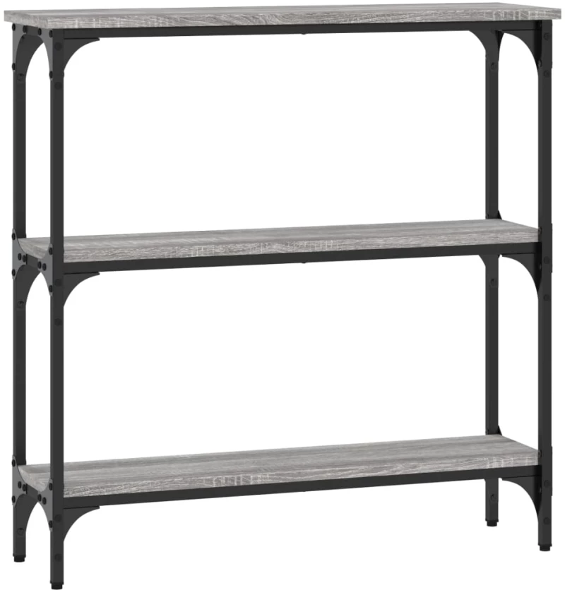ΤΡΑΠΕΖΙ ΚΟΝΣΟΛΑ ΓΚΡΙ SONOMA 75X22,5X75 ΕΚ. ΕΠΕΞΕΡΓΑΣΜΕΝΟ ΞΥΛΟ 834033