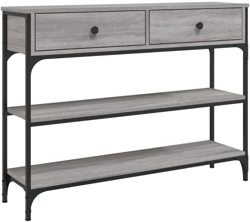 ΤΡΑΠΕΖΙ ΚΟΝΣΟΛΑ ΓΚΡΙ SONOMA 100X25X75 ΕΚ. ΕΠΕΞΕΡΓΑΣΜΕΝΟ ΞΥΛΟ 834183