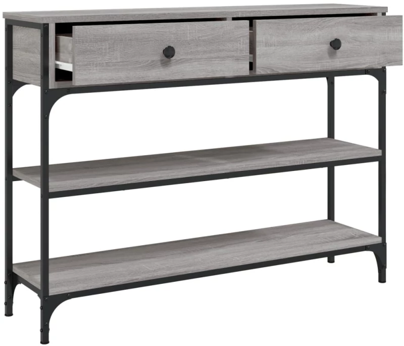 ΤΡΑΠΕΖΙ ΚΟΝΣΟΛΑ ΓΚΡΙ SONOMA 100X25X75 ΕΚ. ΕΠΕΞΕΡΓΑΣΜΕΝΟ ΞΥΛΟ 834183