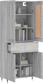ΝΤΟΥΛΑΠΙ ΓΚΡΙ SONOMA 69,5 X 34 X 180 ΕΚ. ΕΠΕΞΕΡΓΑΣΜΕΝΟ ΞΥΛΟ 3199863
