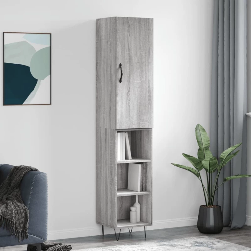 ΜΠΟΥΦΕΣ SONOMA ΓΚΡΙ 34,5 X 34 X 180 ΕΚ. ΑΠΟ ΕΠΕΞΕΡΓΑΣΜΕΝΟ ΞΥΛΟ 3199015