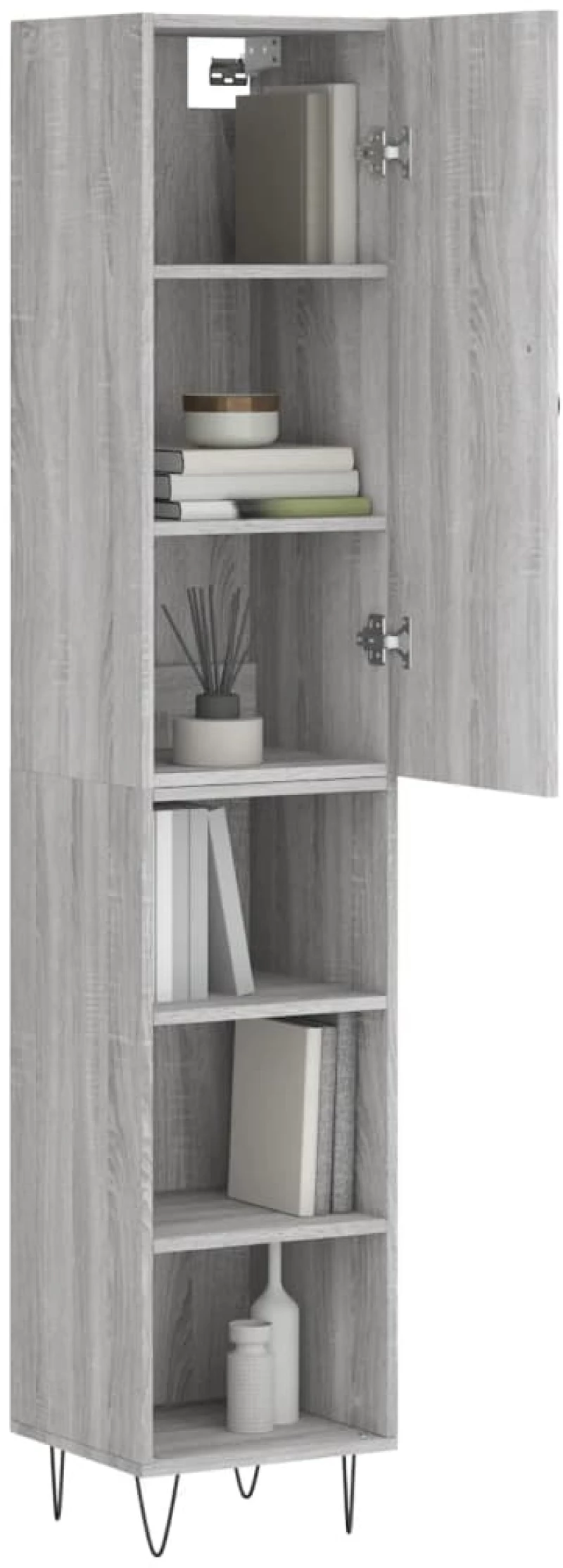 ΜΠΟΥΦΕΣ SONOMA ΓΚΡΙ 34,5 X 34 X 180 ΕΚ. ΑΠΟ ΕΠΕΞΕΡΓΑΣΜΕΝΟ ΞΥΛΟ 3199015