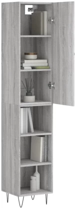 ΜΠΟΥΦΕΣ SONOMA ΓΚΡΙ 34,5 X 34 X 180 ΕΚ. ΑΠΟ ΕΠΕΞΕΡΓΑΣΜΕΝΟ ΞΥΛΟ 3199015