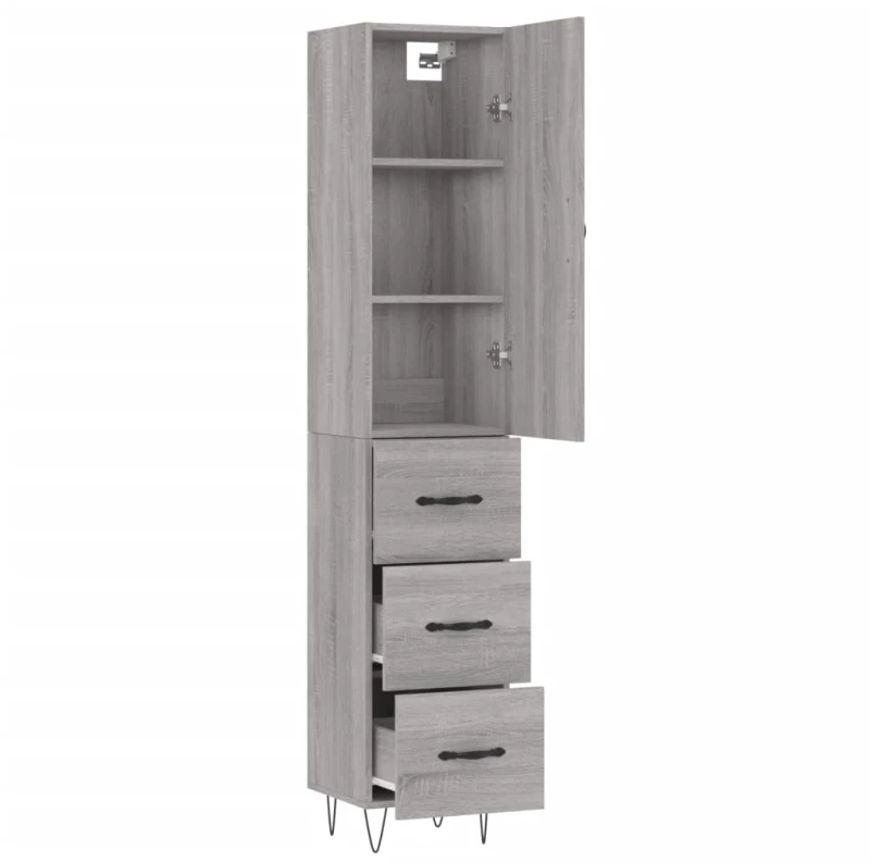 ΜΠΟΥΦΕΣ SONOMA ΓΚΡΙ 34,5 X 34 X 180 ΕΚ. ΑΠΟ ΕΠΕΞΕΡΓΑΣΜΕΝΟ ΞΥΛΟ 3198887