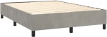 ΚΡΕΒΑΤΙ BOXSPRING ΜΕ ΣΤΡΩΜΑ ΑΝΟΙΧΤΟ ΓΚΡΙ 140X200 ΕΚ. ΒΕΛΟΥΔΙΝΟ 3129093