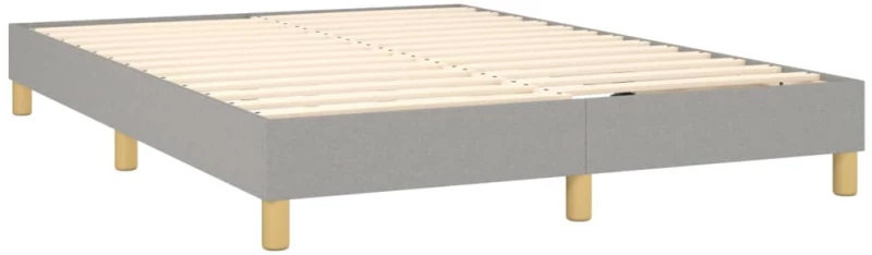 ΚΡΕΒΑΤΙ BOXSPRING ΜΕ ΣΤΡΩΜΑ & LED ΑΝ.ΓΚΡΙ 140X190ΕΚ. ΥΦΑΣΜΑΤΙΝΟ 3133709