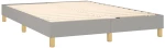 ΚΡΕΒΑΤΙ BOXSPRING ΜΕ ΣΤΡΩΜΑ & LED ΑΝ.ΓΚΡΙ 140X190ΕΚ. ΥΦΑΣΜΑΤΙΝΟ 3133709