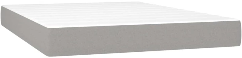 ΚΡΕΒΑΤΙ BOXSPRING ΜΕ ΣΤΡΩΜΑ & LED ΑΝ.ΓΚΡΙ 140X190ΕΚ. ΥΦΑΣΜΑΤΙΝΟ 3133709